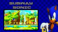 Subway Jump Sonic Run Game Screen Shot 0