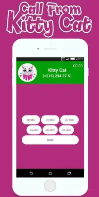 Call From Kitty Cat - Talking Cat Screen Shot 2