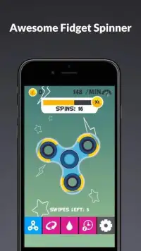 Fidget Spinner - Spinner Simulator Toy Screen Shot 3
