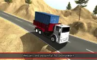 Cargo Truck Driver offroad sim Screen Shot 0