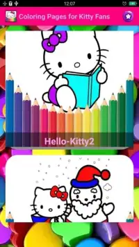 Coloring Book For Kitty Screen Shot 8