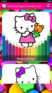 Coloring Book For Kitty Screen Shot 9