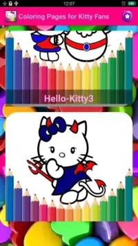 Coloring Book For Kitty Screen Shot 7
