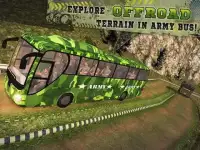 OffRoad US Army Coach Bus Driving Simulator Screen Shot 2