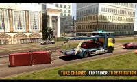 Chained Car Transport Truck Driving Games Screen Shot 12