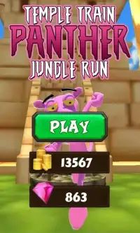 Temple Train Panther: Jungle Run Screen Shot 0