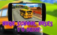 City Bus School Driving Simulator Fun Free Game 3D Screen Shot 2