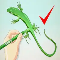 How to Draw a Lizard Screen Shot 0