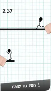 Running Stickman - Minigame Screen Shot 2