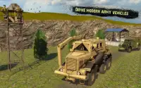 4x4 Внедорожный армия Пикап Грузовик Транспорт 3D Screen Shot 11