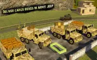 4x4 Внедорожный армия Пикап Грузовик Транспорт 3D Screen Shot 8