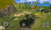 4x4 Внедорожный армия Пикап Грузовик Транспорт 3D Screen Shot 13