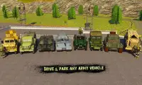 4x4 Внедорожный армия Пикап Грузовик Транспорт 3D Screen Shot 16