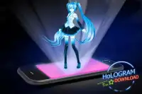 Hologram Miku Anime hatsune projector simulator Screen Shot 3