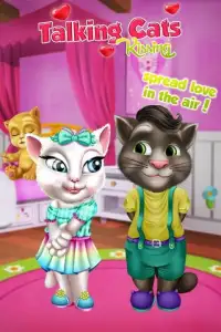 Talking Cat Kiss Game Screen Shot 2