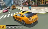 City taxi driving simulator Screen Shot 0