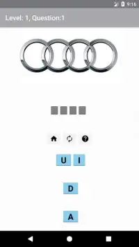 Car Logos Quiz Screen Shot 1