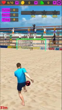 Shoot Goal - Beach League Soccer Screen Shot 1