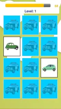 Cars Memory Game For Toddlers - Match The Cards Screen Shot 2