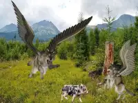 Flying Wolf Wild Sim Screen Shot 2