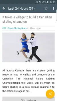 Figure Skating News Screen Shot 1