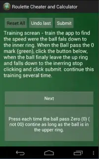 Roulette Predictor &Calculator Screen Shot 0