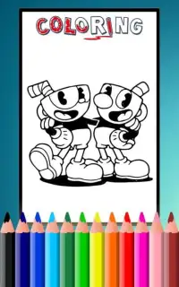 How To Color Cup haed (cup head games) Screen Shot 1