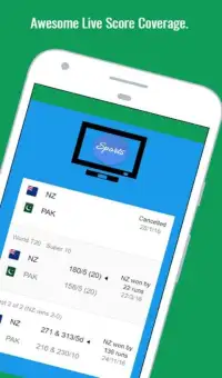 Pakistan T-20 Test ODI Cricket Live Free OnMobile Screen Shot 3