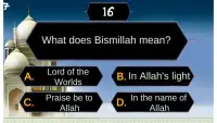Islamic Quiz Game Screen Shot 1