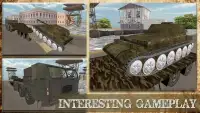 Transporter Truck 3D Army Tank Screen Shot 2