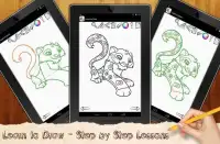 Learn to Draw Jungle Pets and Animal Jam Screen Shot 3