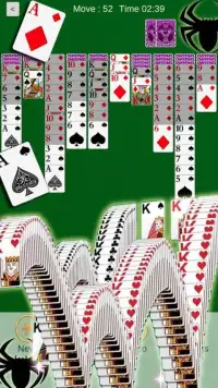 Classic Spider Solitaire Screen Shot 5