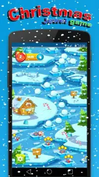 Santa Puzzle match 3 game Screen Shot 2