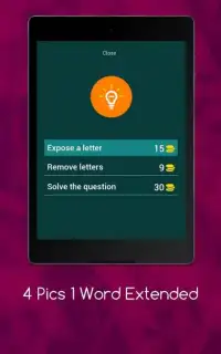4 Pics 1 Word Extended Screen Shot 2