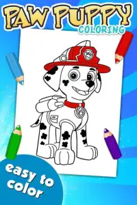 Paw Coloring Game For Puppy Screen Shot 1
