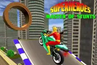 Superheroes Bike Stunts Screen Shot 6