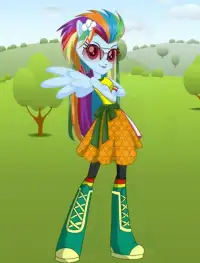 Dress Up Rainbow Dash MLPEG Girl Screen Shot 2