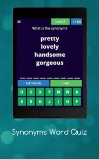 Synonyms Word Quiz Screen Shot 1