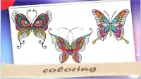 butterfly coloring pages : butterfly outline Screen Shot 1