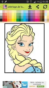 Coloriage de la reine Screen Shot 3