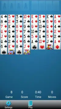 FreeCell Solitaire Classic Screen Shot 0