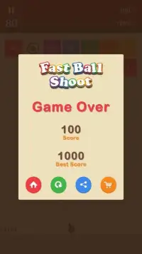 Fast Ball Shoot Screen Shot 0