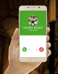 Fake Angry Bendy Ink Machine Call Prank Screen Shot 1