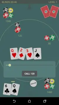 Poker Heads-Up Tournament mode Screen Shot 0