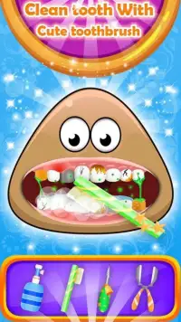 Super Pouu Dentist Screen Shot 2