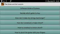 Play Guitar and Get Lessons Screen Shot 1
