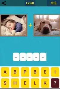 Pics to Word - Just 2 Pics 1 Word- Word Guessing Screen Shot 0
