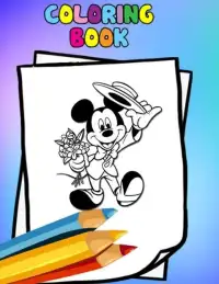 How to color Mickey Mouse (Coloring Pages) Screen Shot 0