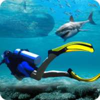 Underwater Scuba Diver Survival: Hungry Shark Game