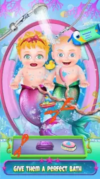 Mermaid Mommy Maternity Twins Screen Shot 2